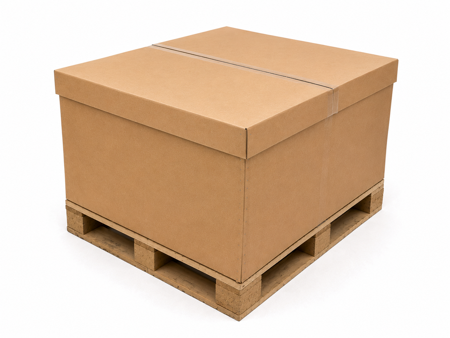 Frisure de carton en caisse palette – Calage écologique en vrac