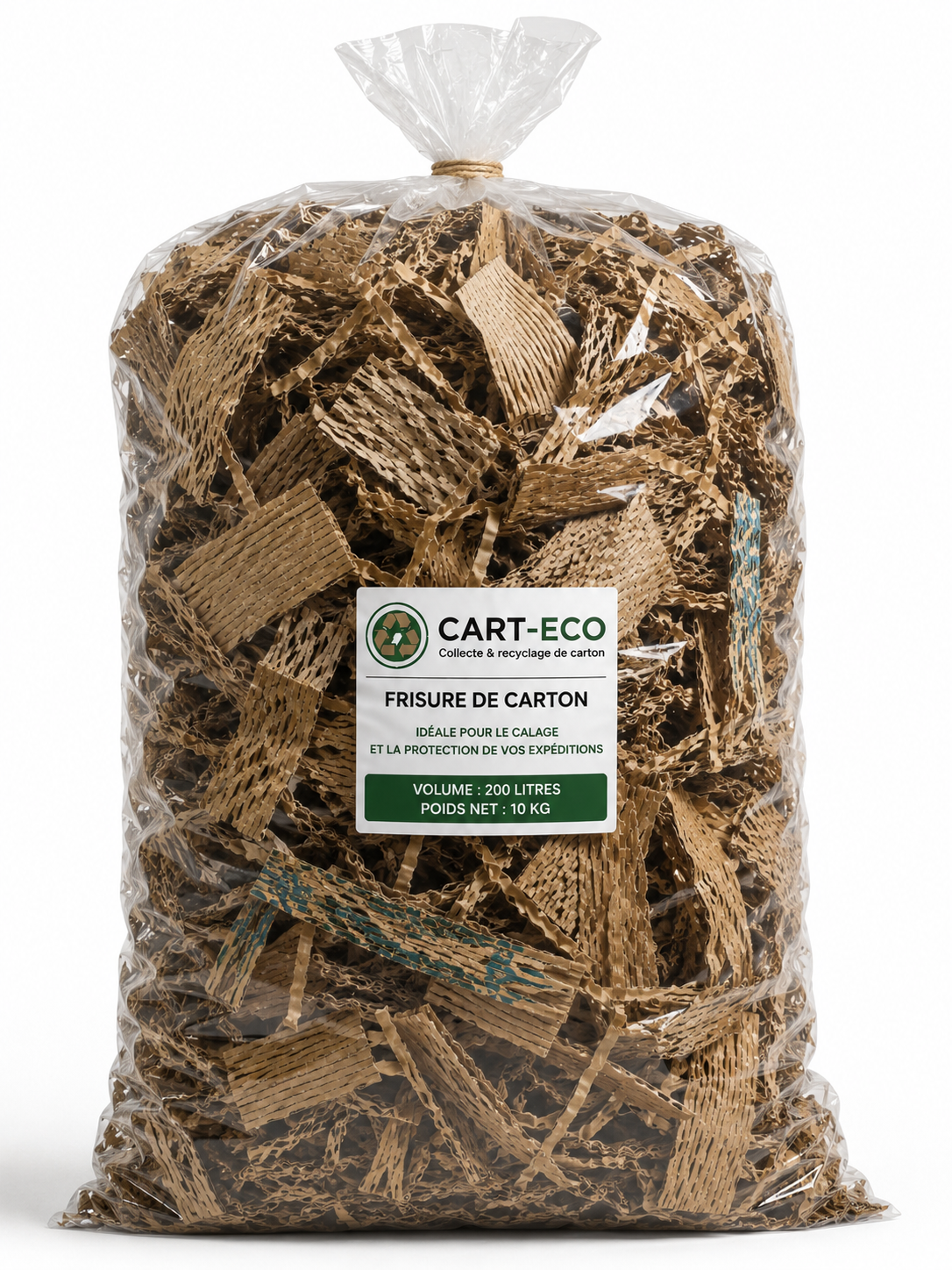 sac de frisure de carton recyclé