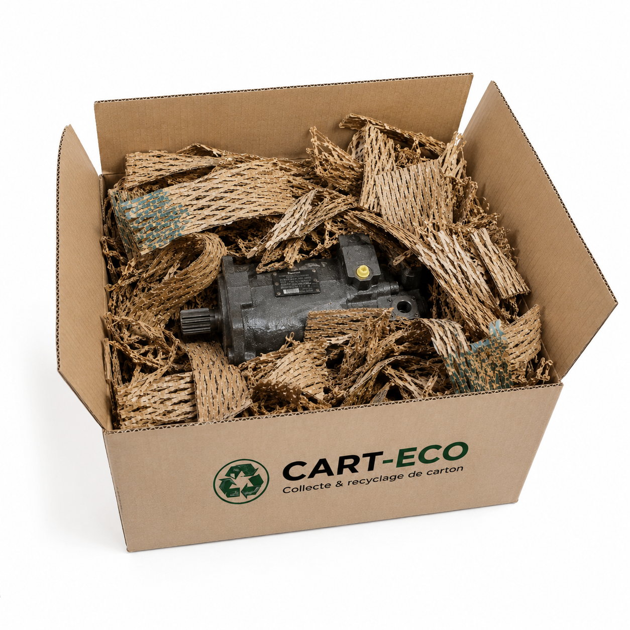 rembourrage écologique en carton recyclé