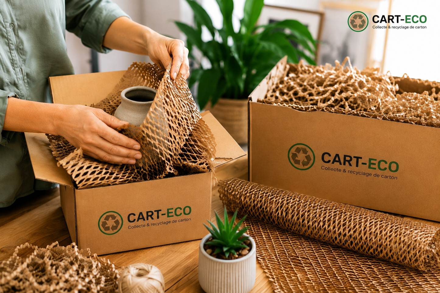 Tapis de calage en carton recyclé