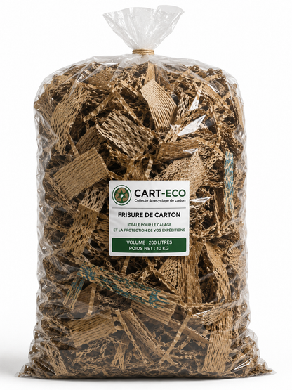 sac de frisure de carton recyclé